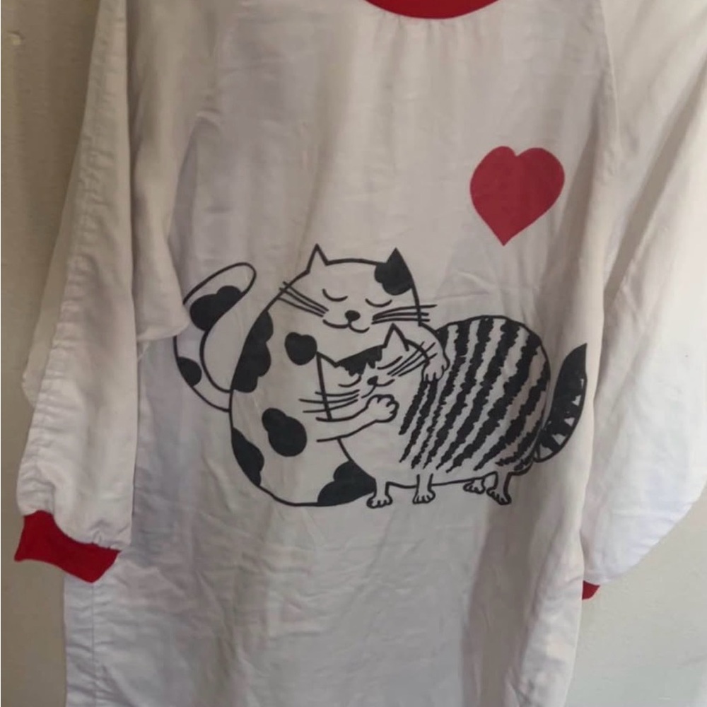 Vintage Tracy Anne cat nightgown